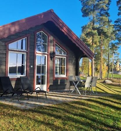 Lakeside Log Cabin Fraemby Udde Falun Exterior foto